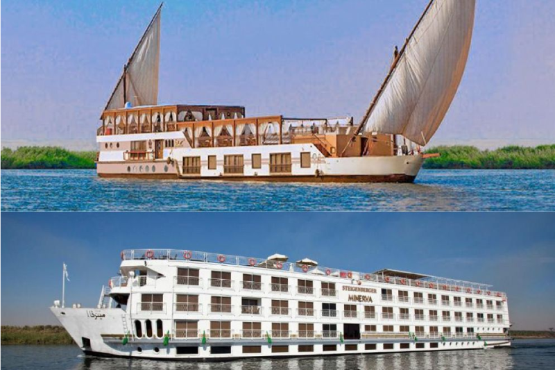 Crociera sul Nilo in motonave o in Dahabeya quale scegliere ?